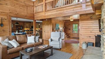 Smart TV, fireplace, foosball, offices