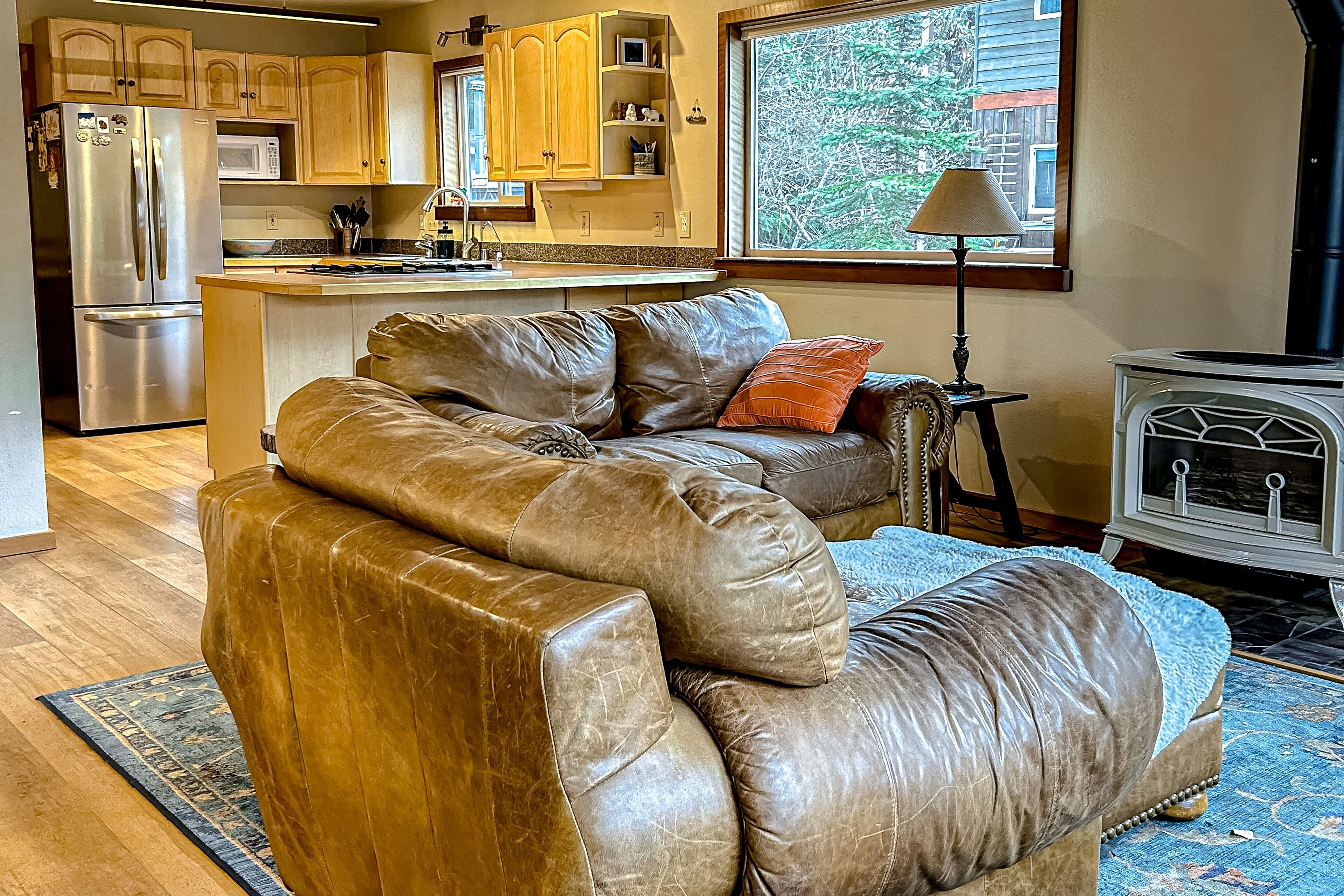 TV, fireplace, DVD player