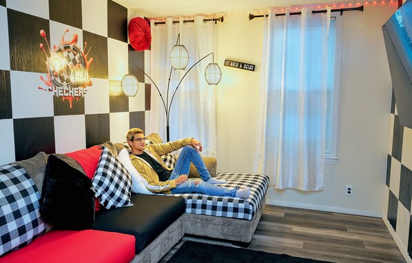 Interior - Trendy Downtown Nashua Getaway: Checkers-Themed 1 Bed/1 Bath! (Nashua)