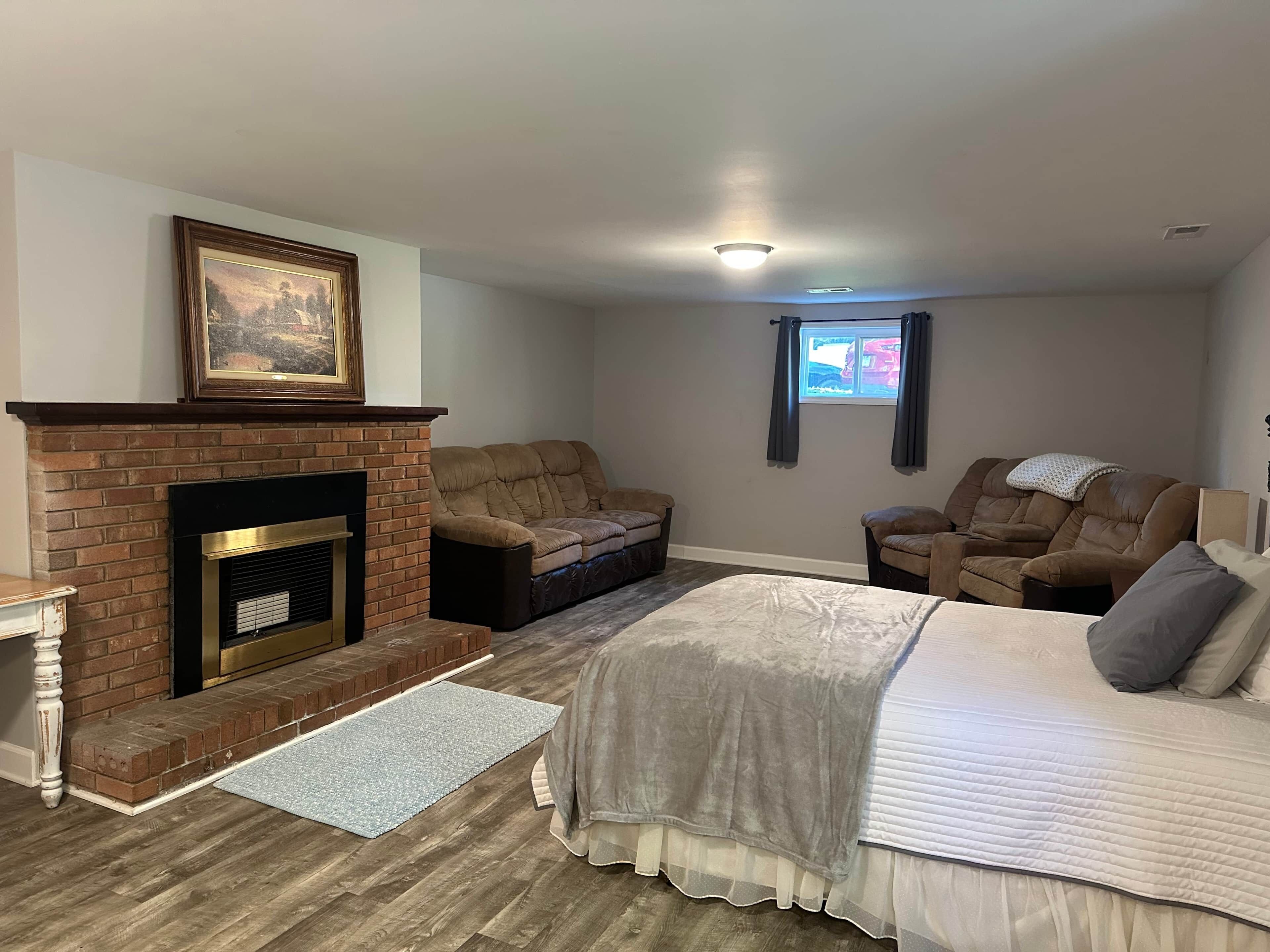 4 bedrooms, iron/ironing board, travel crib, WiFi