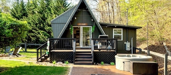 Crescent Moon: Hot Tub, Arcade, Dogs, EV charger, Minutes from Shenandoah