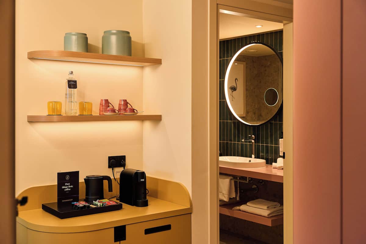 Premium Twin Room, Balcony, City View | Minibar, in-room safe, desk, laptop workspace