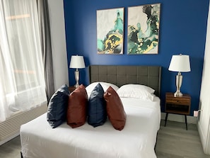 1 dormitorio, tabla de planchar con plancha, wifi gratis y ropa de cama