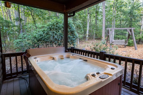 Bain à remous extérieur