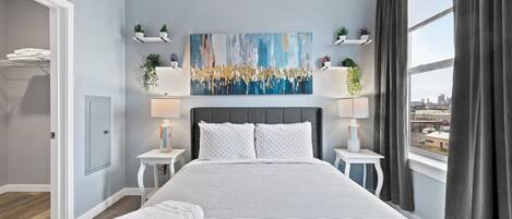 1 bedroom, iron/ironing board, free WiFi, bed sheets