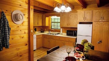 Stocked and well-equipped kitchen, ready for all your cooking needs.