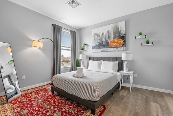 1 chambre, fer et planche à repasser, accès au Wi-Fi (inclus)