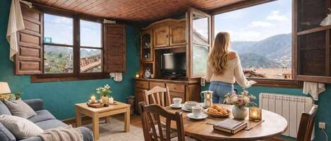 電視、壁爐、乒乓球設施