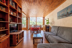 Una televisión, un reproductor de DVD