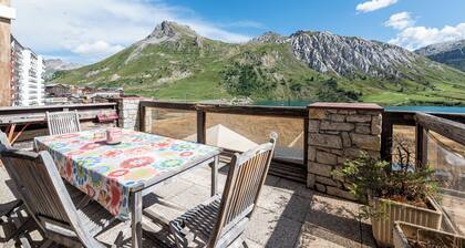 Appartement "Shamrock 2B" avec vue sur les montagnes, balcon et Wi-Fi