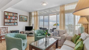 Televisión, reproductor de DVD y estéreo