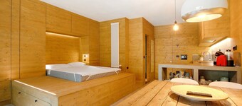 Apartamento 'Secret Place - Pila Appartamenti' con vistas a la montaña y terraza privada