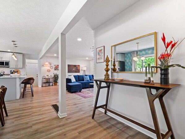 Smart TV, video games, ping pong