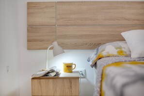 2 slaapkamers, een strijkplank/strijkijzer, gratis wifi, beddengoed