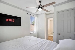 5 habitaciones, tabla de planchar con plancha y wifi gratis 