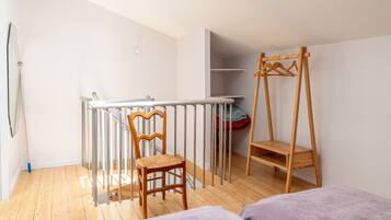 1 bedroom, iron/ironing board