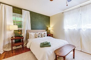 4 dormitorios, tabla de planchar con plancha, wifi y ropa de cama