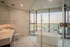 Free toiletries, hair dryer, slippers, bidet - NVT Housing - Metropole Thu Thiem Apartment (Ho Chi Minh City)
