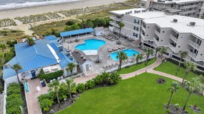 Exterior - Beachfront Condo w Ocean Views and Pool (Tybee Island)