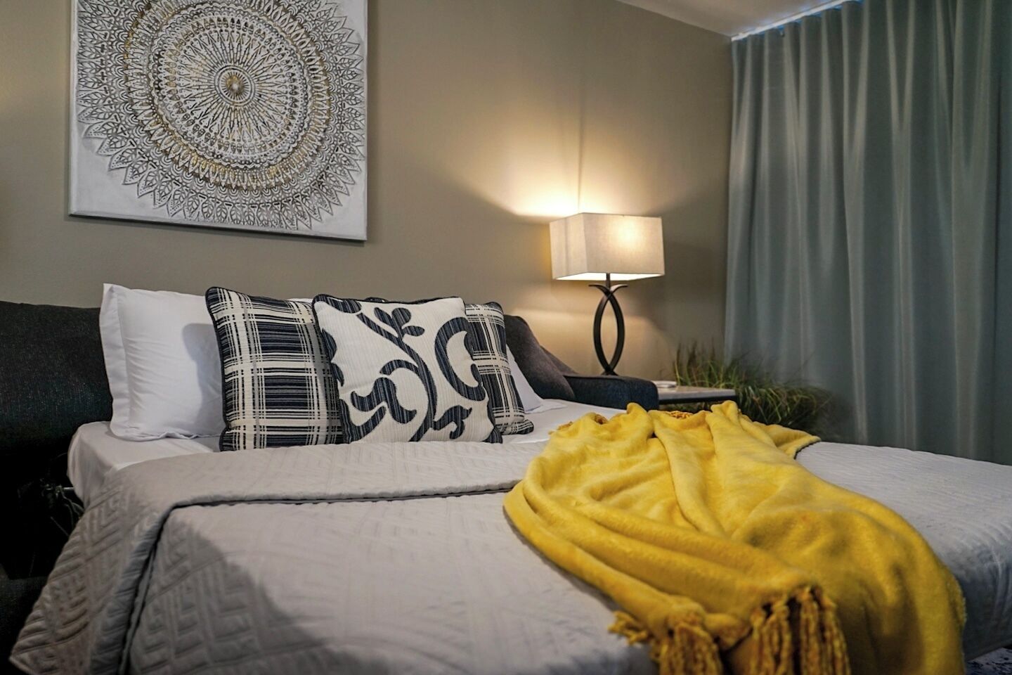 1 多间卧室、熨斗/熨衣板、免费 WiFi、床单