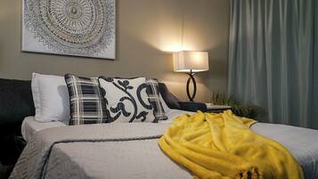 1 Schlafzimmer, Bügeleisen/Bügelbrett, kostenloses WLAN, Bettwäsche