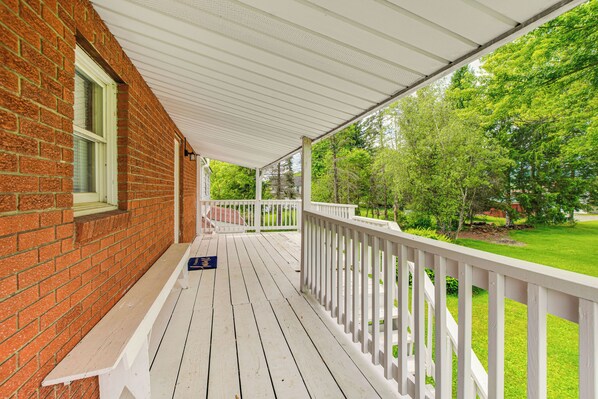 Terrace/patio - Shop, Explore & Relax! Apt 3 Mi to Dtwn Clearfield (Clearfield)