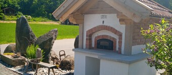 Holiday Home 'Ferienwohnung Bachblick' with Private Terrace, Wi-Fi and Air Conditioning