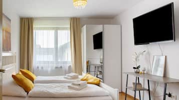 1 chambre, fer et planche à repasser, Wi-Fi gratuit, draps fournis