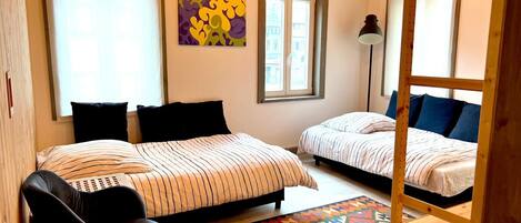 1 chambre, accĂšs au Wi-Fi (inclus), literie fournie