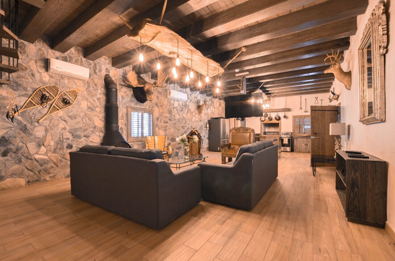 TV connectée, cheminée