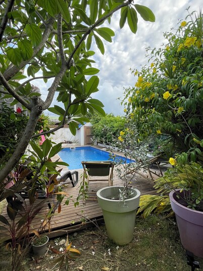 Adorable villa Les Frégates 8P avec piscine Marina et lagon