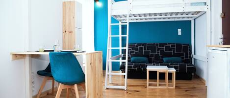 1 bedroom, iron/ironing board, travel crib, free WiFi