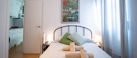 1 Schlafzimmer, Bügeleisen/Bügelbrett, kostenloses WLAN, Bettwäsche
