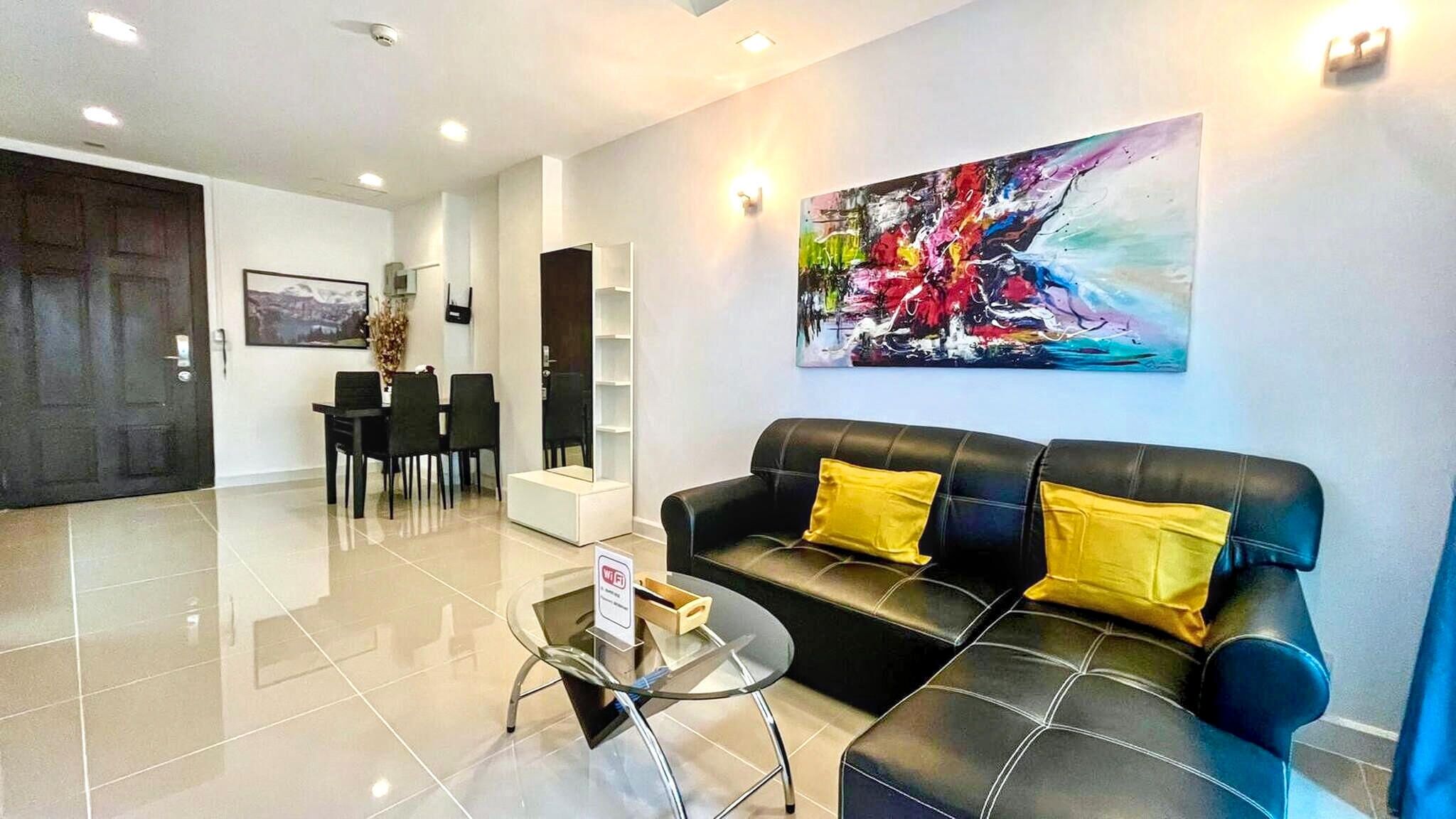 6-32 - 1 Bdr Condo With Balcony And Shared Pool - 빠똥
