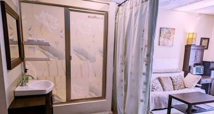 Cozy 1-bedroom king suite in walkable uptown area. Quiet & Private. Free parking