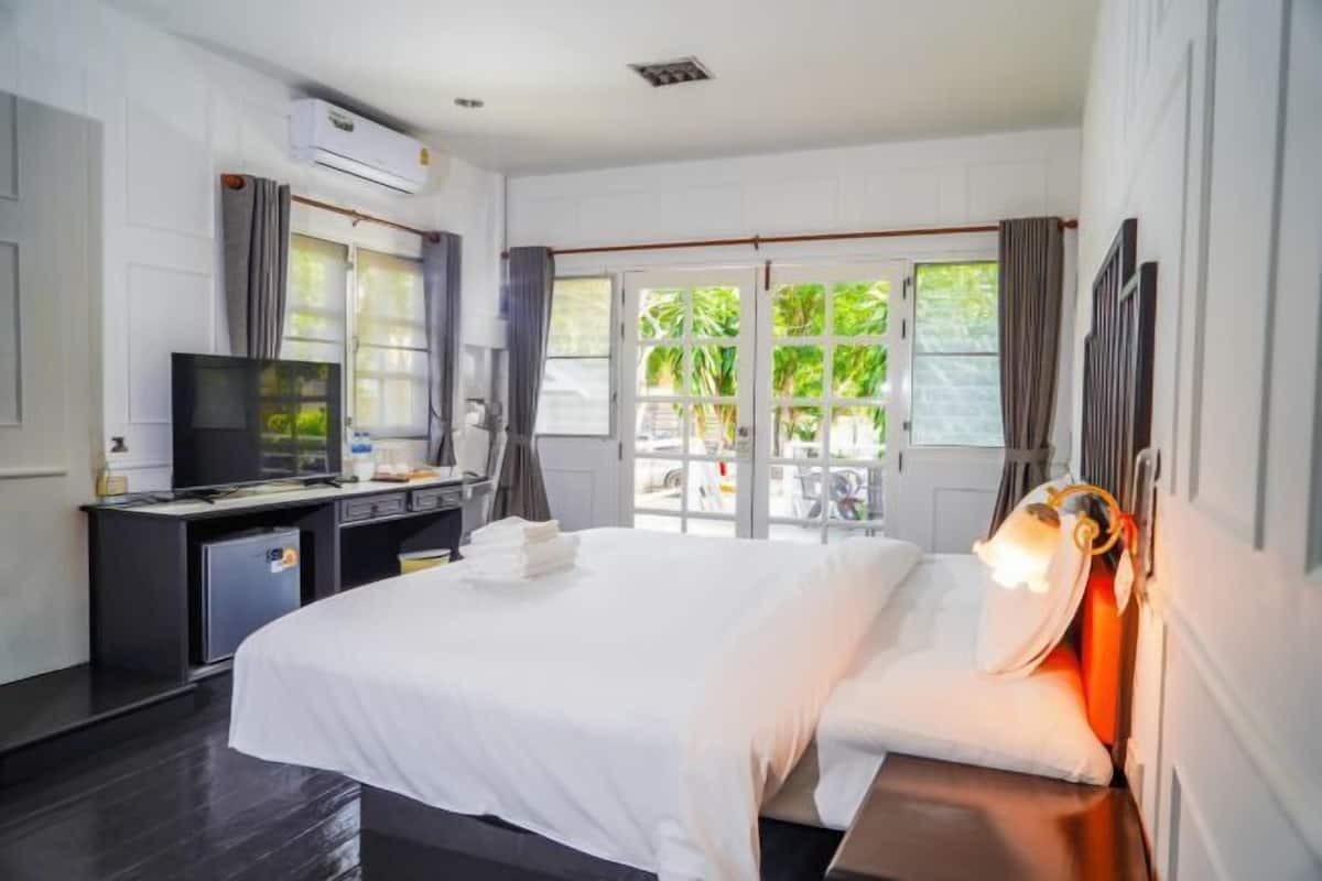 1 slaapkamer, luxe beddengoed, donzen dekbedden, Select Comfort-bedden