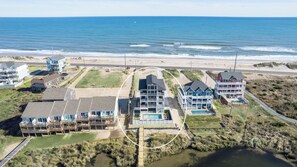 Vlak bij het strand