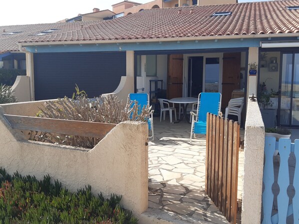 Terrace/patio - Villa T3 Mezzanine, 6 ppl, Beach Access, Parking, Pets Allowed (Port Leucate)