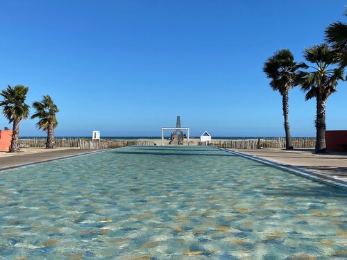 Villa T3 Mezzanine, 6 ppl, Beach Access, Parking, Pets Allowed