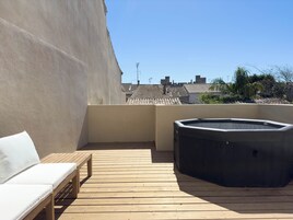 Luksus-dupleks - balkon | Terrasse/gårdhave