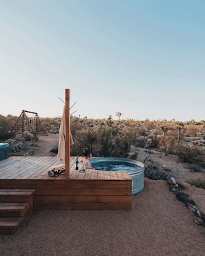 Pool - Mojave Rosa • Modern, 2.5 Acres, Spa, Soak Pool (Yucca Valley)