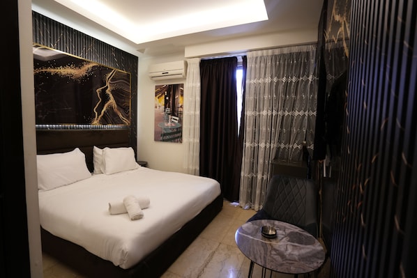 2 Schlafzimmer, Bettwäsche aus ägyptischer Baumwolle