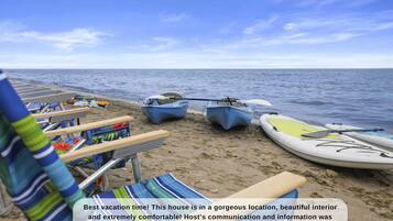 Accommodatie ligt op het strand