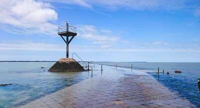 Large family home, sea view, nestled in the dune on the island of Noirmoutier.