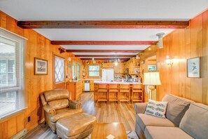 House (2 Bedrooms) | Interior - Sullivan Lake Retreat w/ Private Dock + Fire Pit! (Hillman)
