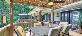 Lakefront Blairsville House w/ Game Room & Hot Tub
