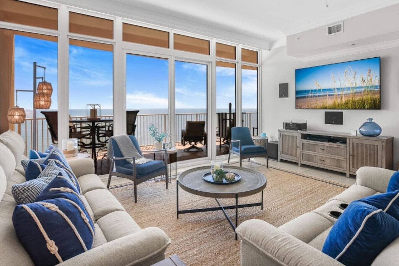 TV, DVD player, stereo