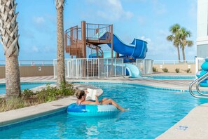 Indoor pool, a heated pool