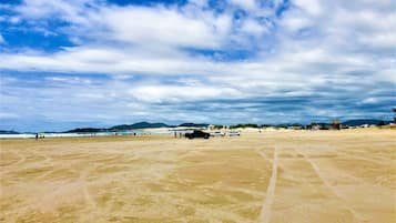 Beach nearby, white sand
