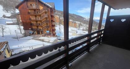 Ski in, ski out apartment.